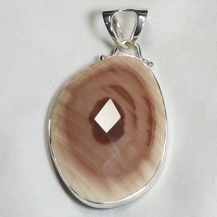 Bullseye Imperial Jasper Sterling Silver Pendant Jewelry