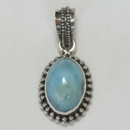 Larimar Sterling Silver Pendant