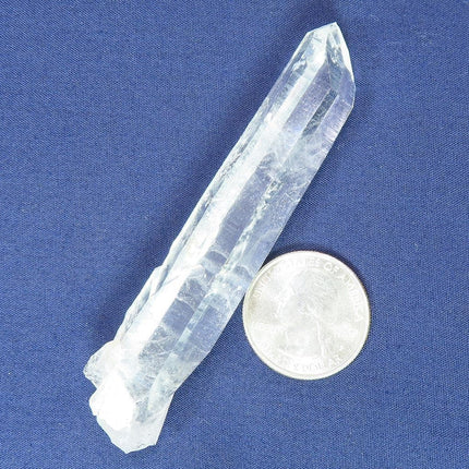 Singing Lemurian Quartz Crystal Point from Colombia