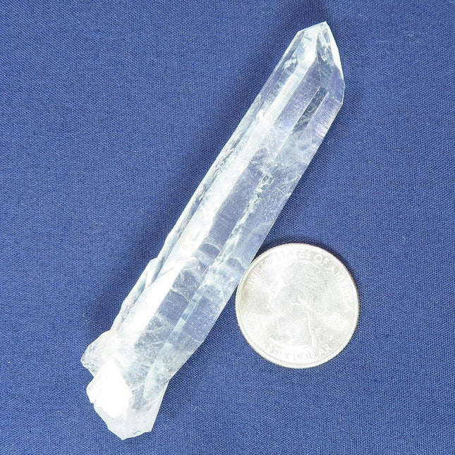 Singing Lemurian Quartz Crystal Point from Colombia