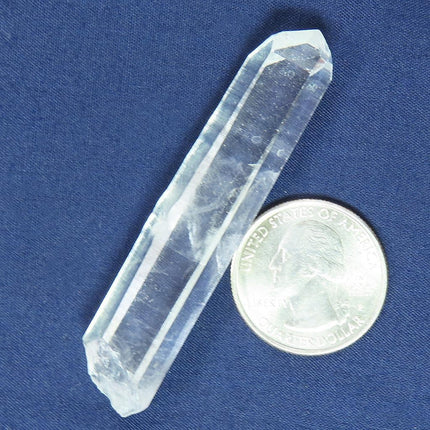 Singing Lemurian Quartz Crystal Point from Colombia