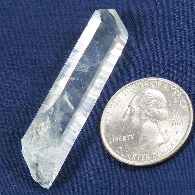 Singing Lemurian Quartz Crystal Point from Colombia