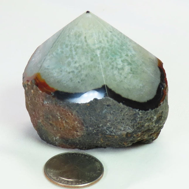 Top Polished Agate Generator Point from Brazil