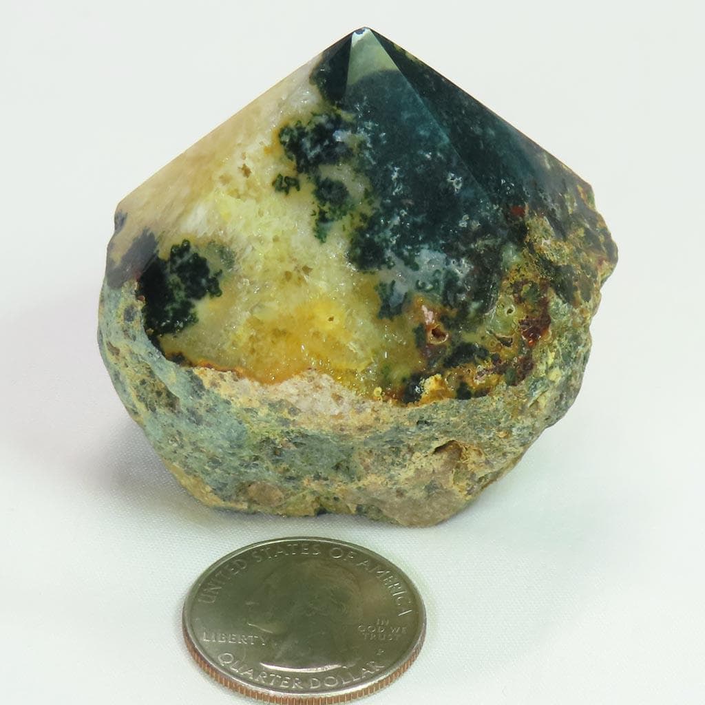 Top Polished Agate Generator Point from Brazil