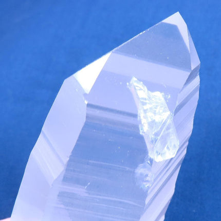Lemurian Quartz Crystal Point with Penetrator from Brazil
