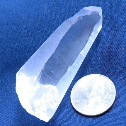 Lemurian Quartz Crystal Point from Brazil
