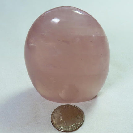 Polished Rose Quartz Crystal Free Form from Madagascar