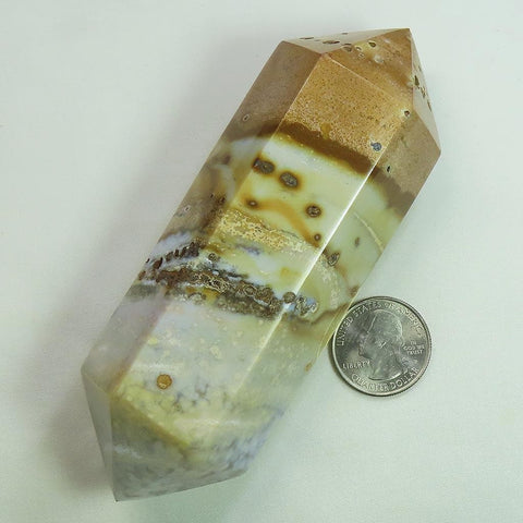 Polished Ocean Jasper Double Terminated Point from Madagascar