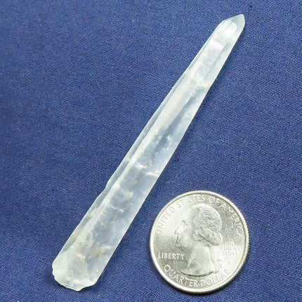 Laser Wand Quartz Crystal Point from Diamantina Mine in Brazil