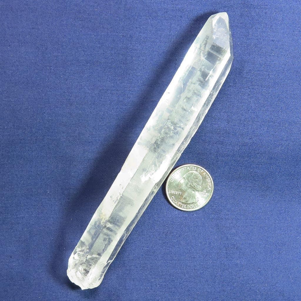 Laser Wand Quartz Crystal Point with Time-Link Activation from Brazil