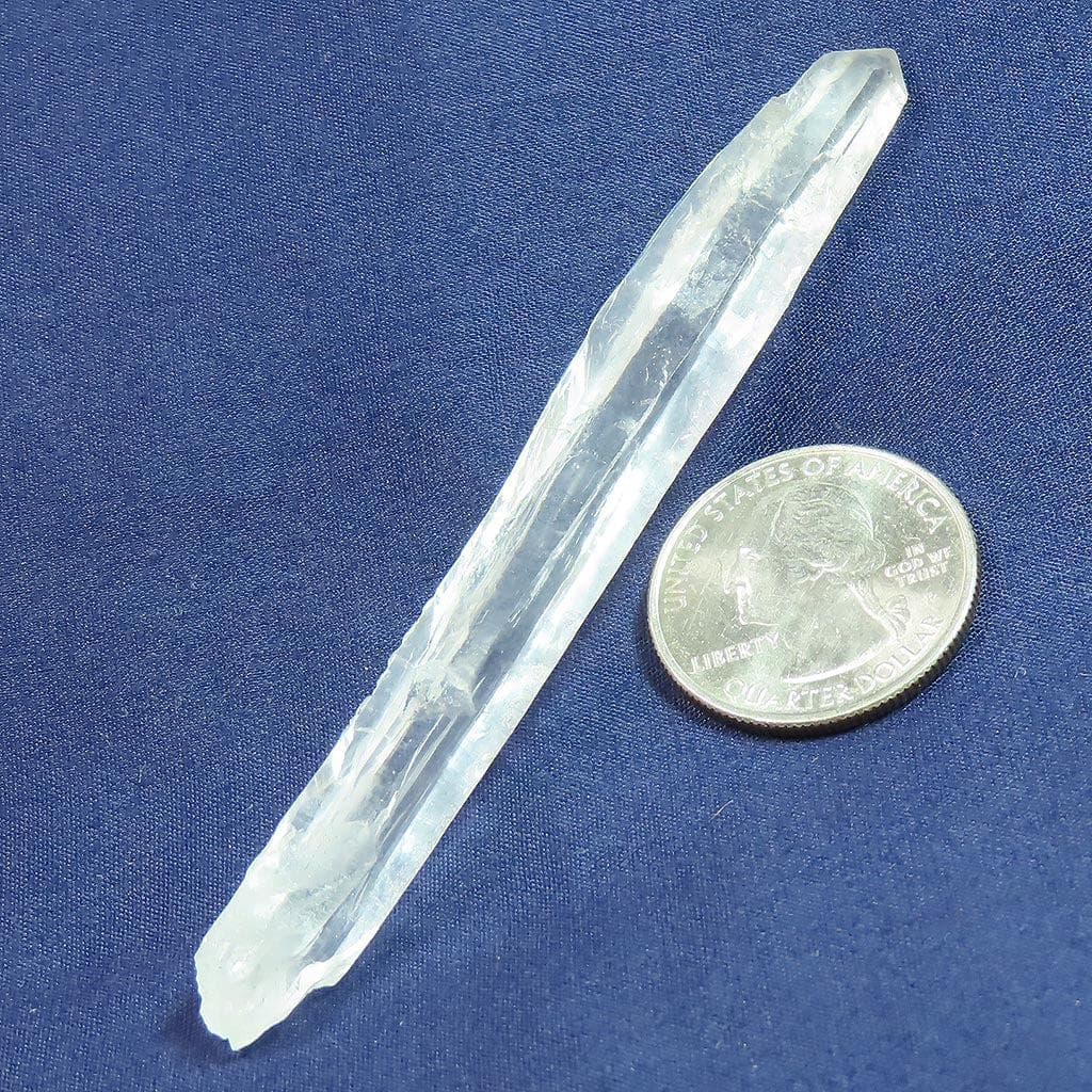 Laser Wand Quartz Crystal Point from the Diamantina Mine in Brazil