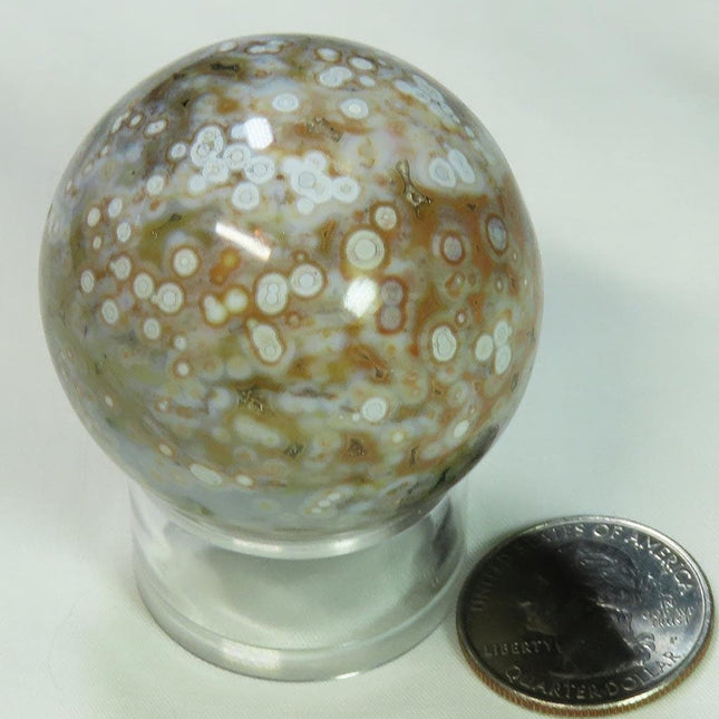 Polished Ocean Jasper Sphere Ball from Madagascar