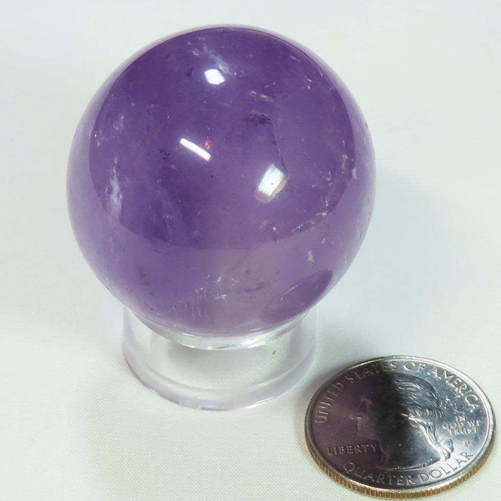 Polished Amethyst Sphere Ball from Brazil