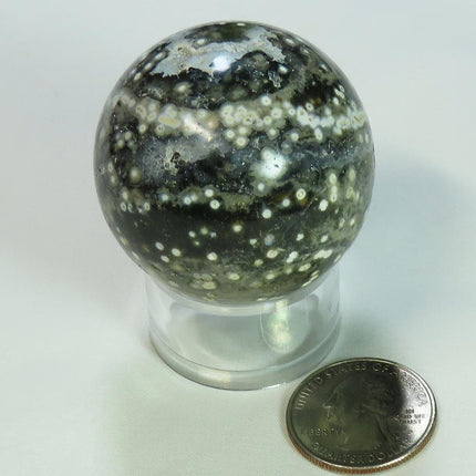 Polished Ocean Jasper Sphere Ball from Madagascar