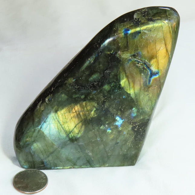 All Over Polished Labradorite Free Form from Madagascar