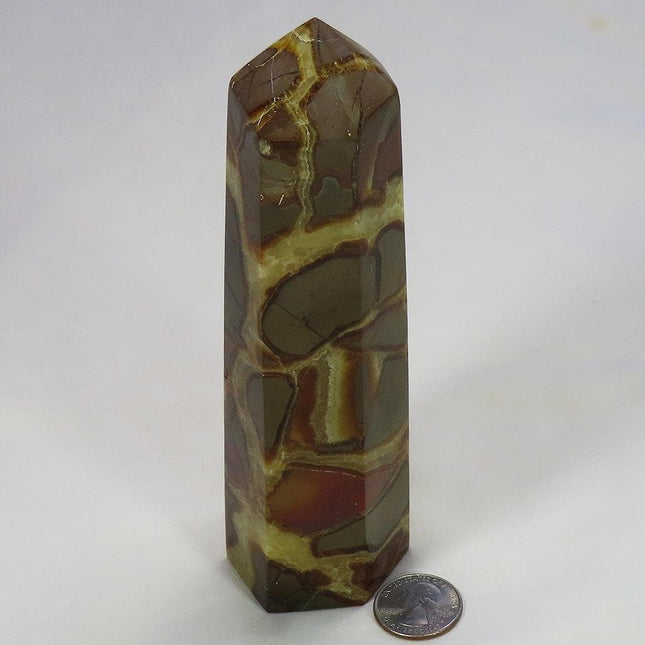 Large Polished Septarian Nodule Generator Point from Madagascar