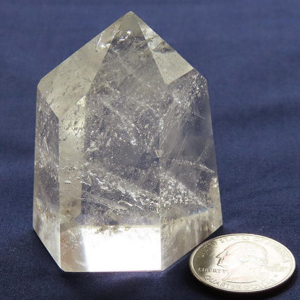 Polished Quartz Crystal Generator Point from Madagascar