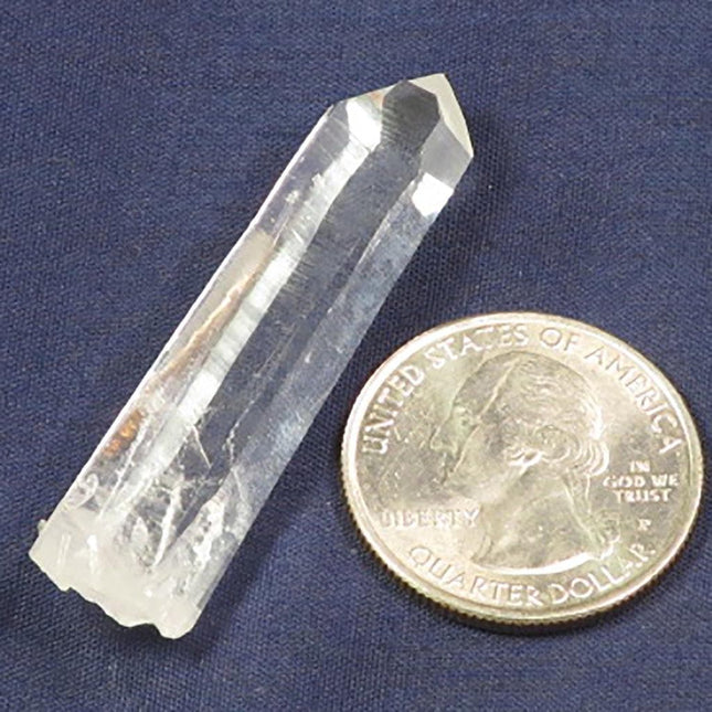 Singing Lemurian Quartz Crystal Point from Colombia