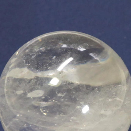 Polished Quartz Crystal Sphere Ball with Penetrator from Madagascar
