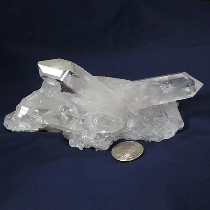 Arkansas Quartz Crystal Cluster w/ Time-Link Activations & Penetrator