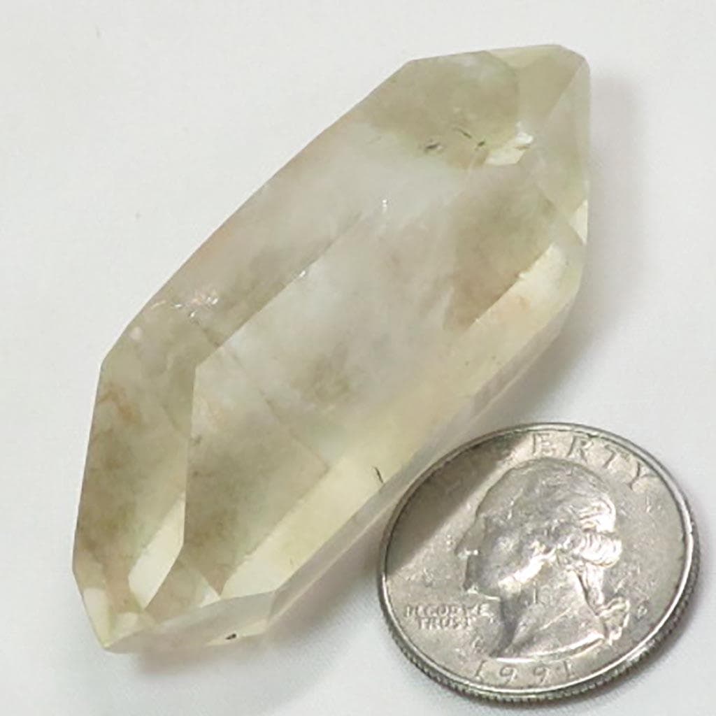 Polished Smoky Quartz Crystal Double Terminated Point from Madagascar