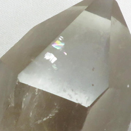 Smoky Quartz Crystal Point with Rainbows from Brazil