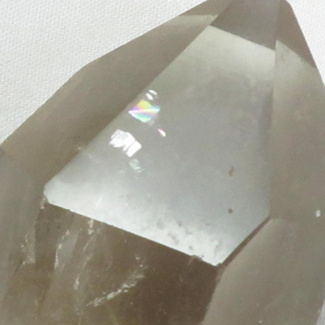Smoky Quartz Crystal Point with Rainbows from Brazil