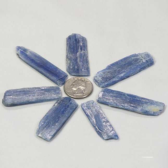 7 Blue Kyanite Blades from Brazil