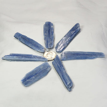7 Blue Kyanite Blades from Brazil
