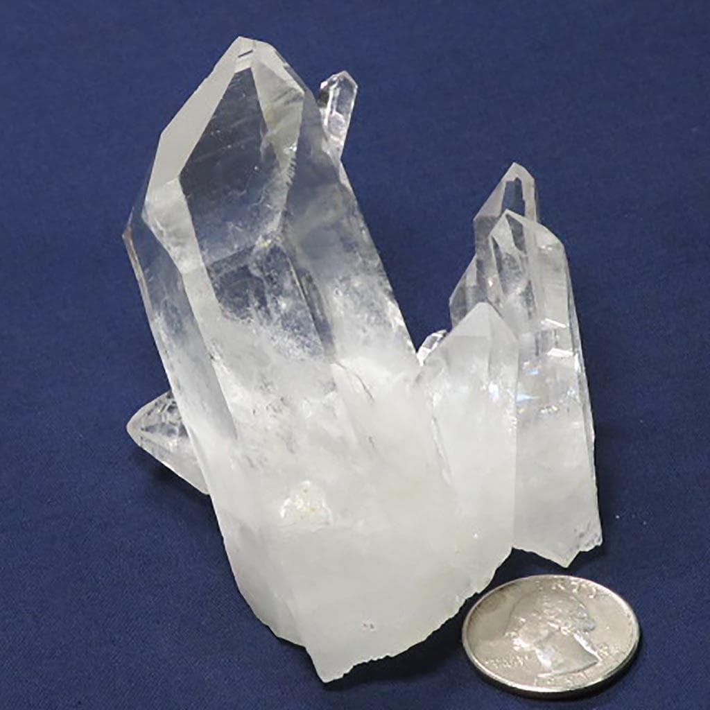Arkansas Quartz Crystal Cluster with Penetrator