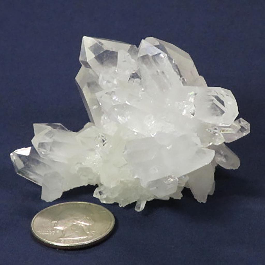 Arkansas Quartz Crystal Cluster with Self-Healed Base
