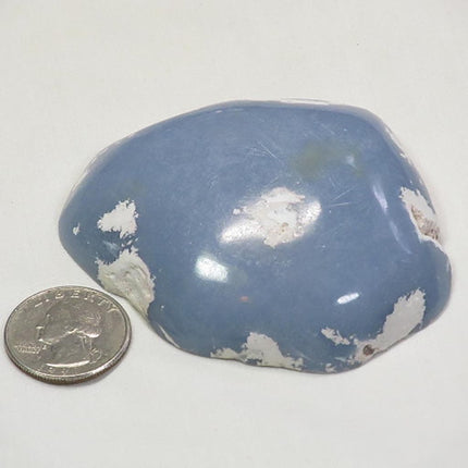 Top Polished Blue Angelite Window from Peru