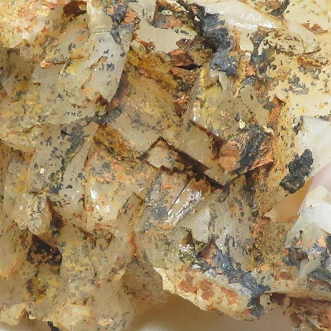 Arkansas Uncleaned Quartz Square Back Crystal Cluster & Self-Healed