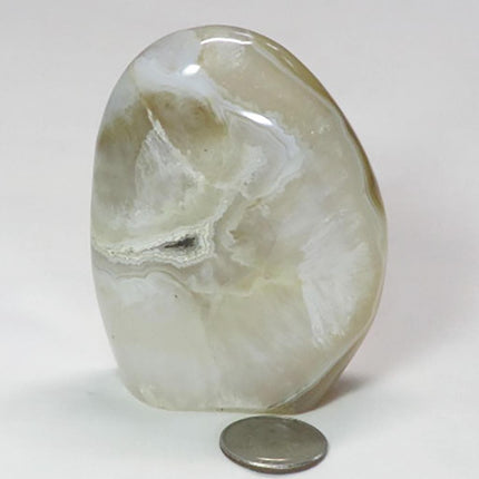 Polished Banded Agate Free Form from Madagascar