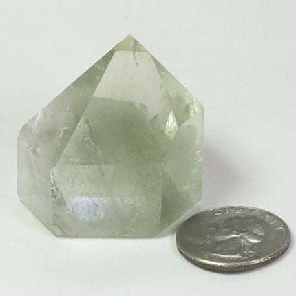 Polished Smoky Quartz Crystal Phantom Point from Brazil