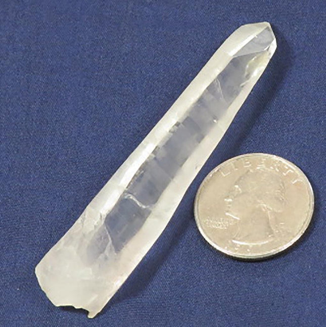 Lemurian Quartz Crystal Point from Brazil
