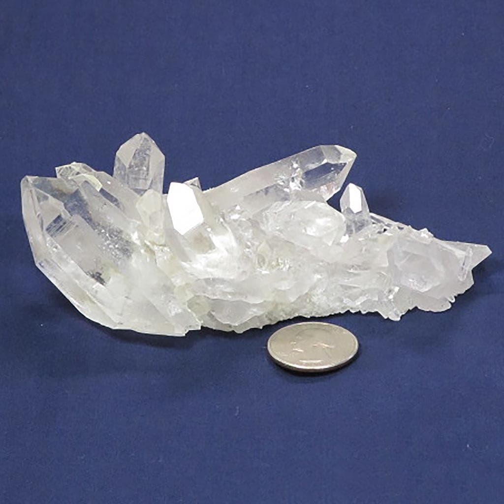 Arkansas Quartz Crystal Cluster with Manganese Included