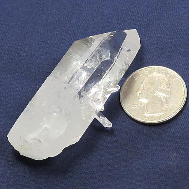 Arkansas Quartz Crystal Point with Time-Link Activation & Penetrators