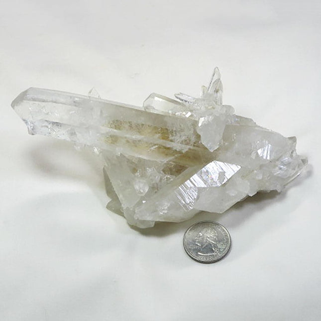 Arkansas Sand Phantom Quartz Crystal Burr Cluster with DT/ET Point