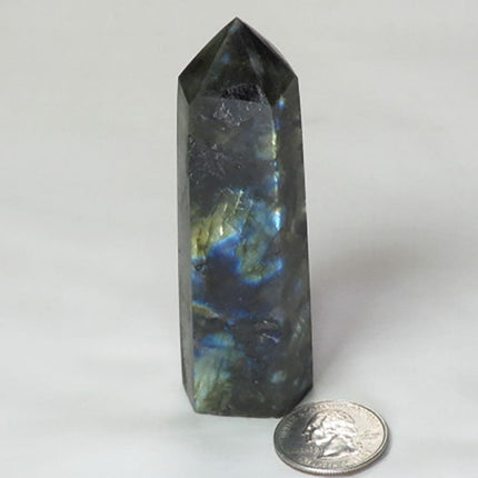 Polished Labradorite Generator Point from Madagascar