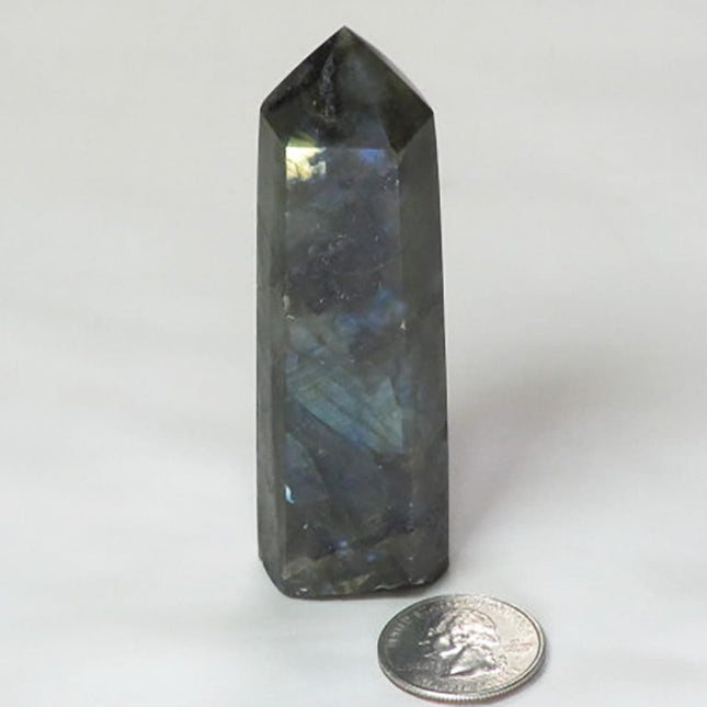 Polished Labradorite Generator Point from Madagascar