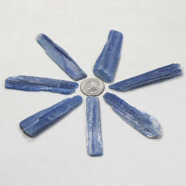 7 Blue Kyanite Blades from Brazil