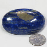 Polished Lapis Palm Stone from Afghanistan