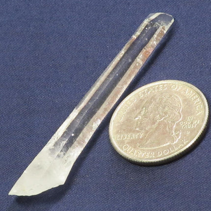 Singing Lemurian Quartz Crystal Point from Colombia