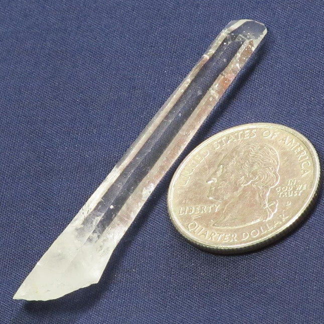 Singing Lemurian Quartz Crystal Point from Colombia