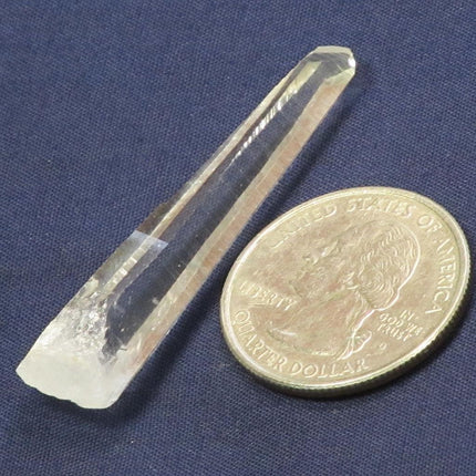 Singing Lemurian Quartz Crystal Point from Colombia