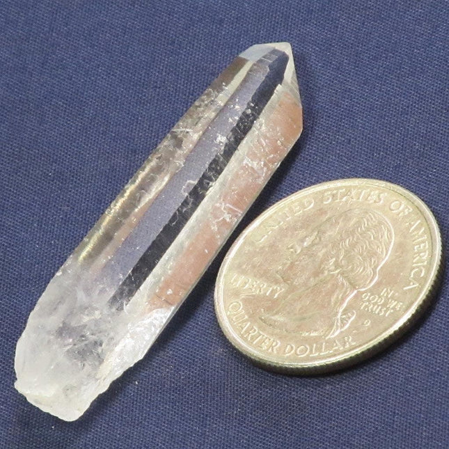Singing Lemurian Quartz Crystal Point from Colombia