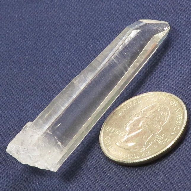 Singing Lemurian Quartz Crystal Point from Colombia