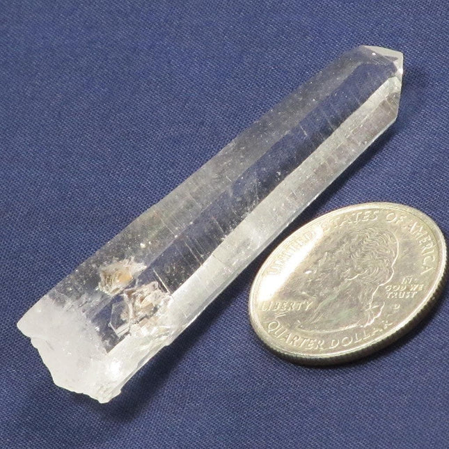 Singing Lemurian Quartz Crystal Point from Colombia