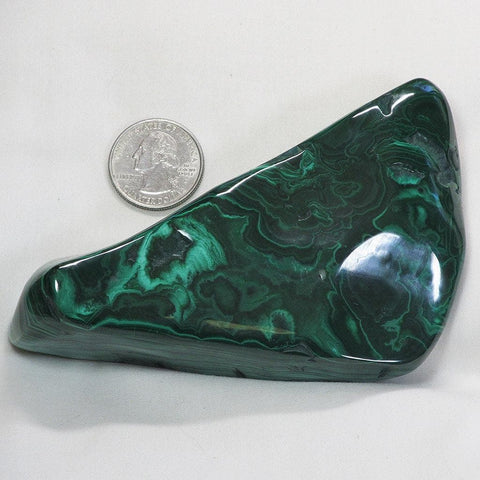 Polished Malachite Free Form from Democratic Republic of the Congo